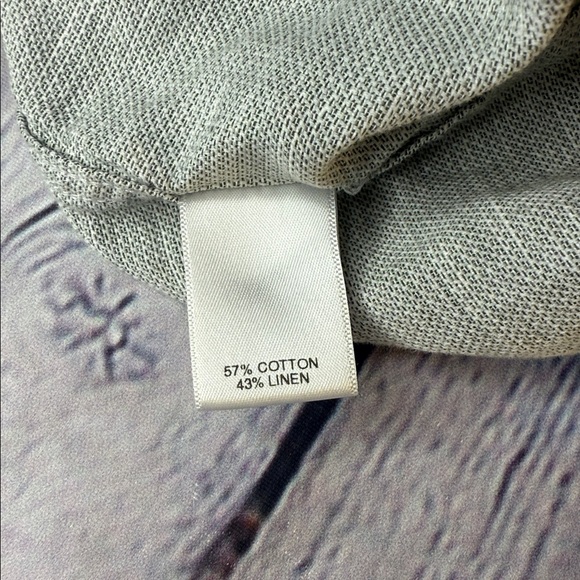 Murano Baird McNutt Light Gray Linen Shirt - Picture 5 of 7